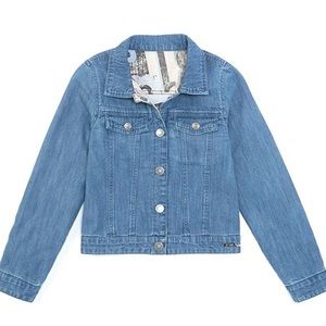 Guess Printed Reversible Denim Jacket